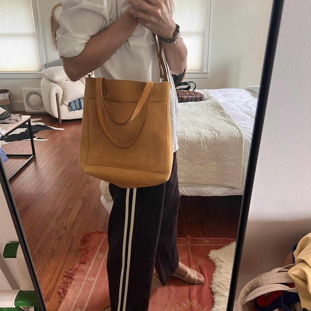 Madewell leather tote
